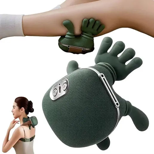 Bionic Heated Massager, Wireless Portable Neck and Back Massager