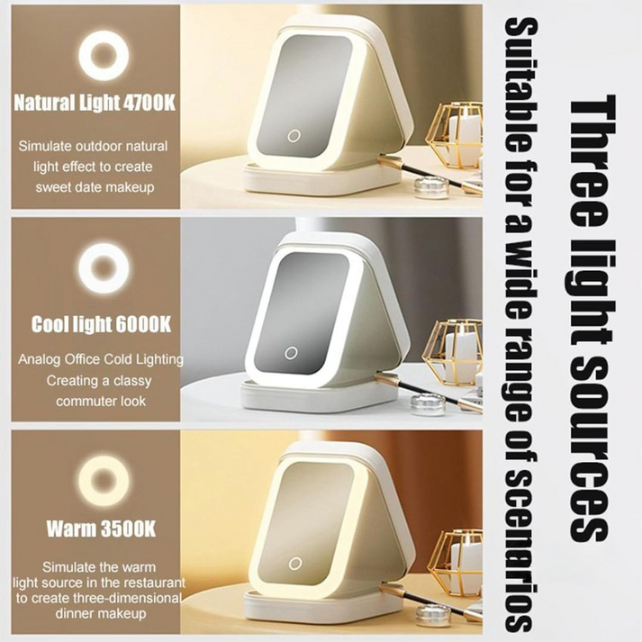 Vanity Box with LED Mirror