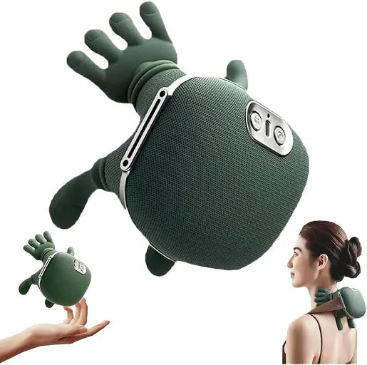 Bionic Heated Massager, Wireless Portable Neck and Back Massager