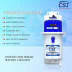 UNLIMITED WATER RUN Instant Electric Water Geyser, Portable Geyser