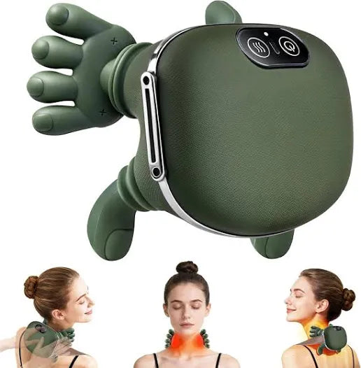 Bionic Heated Massager, Wireless Portable Neck and Back Massager
