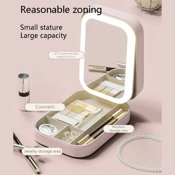 Vanity Box with LED Mirror