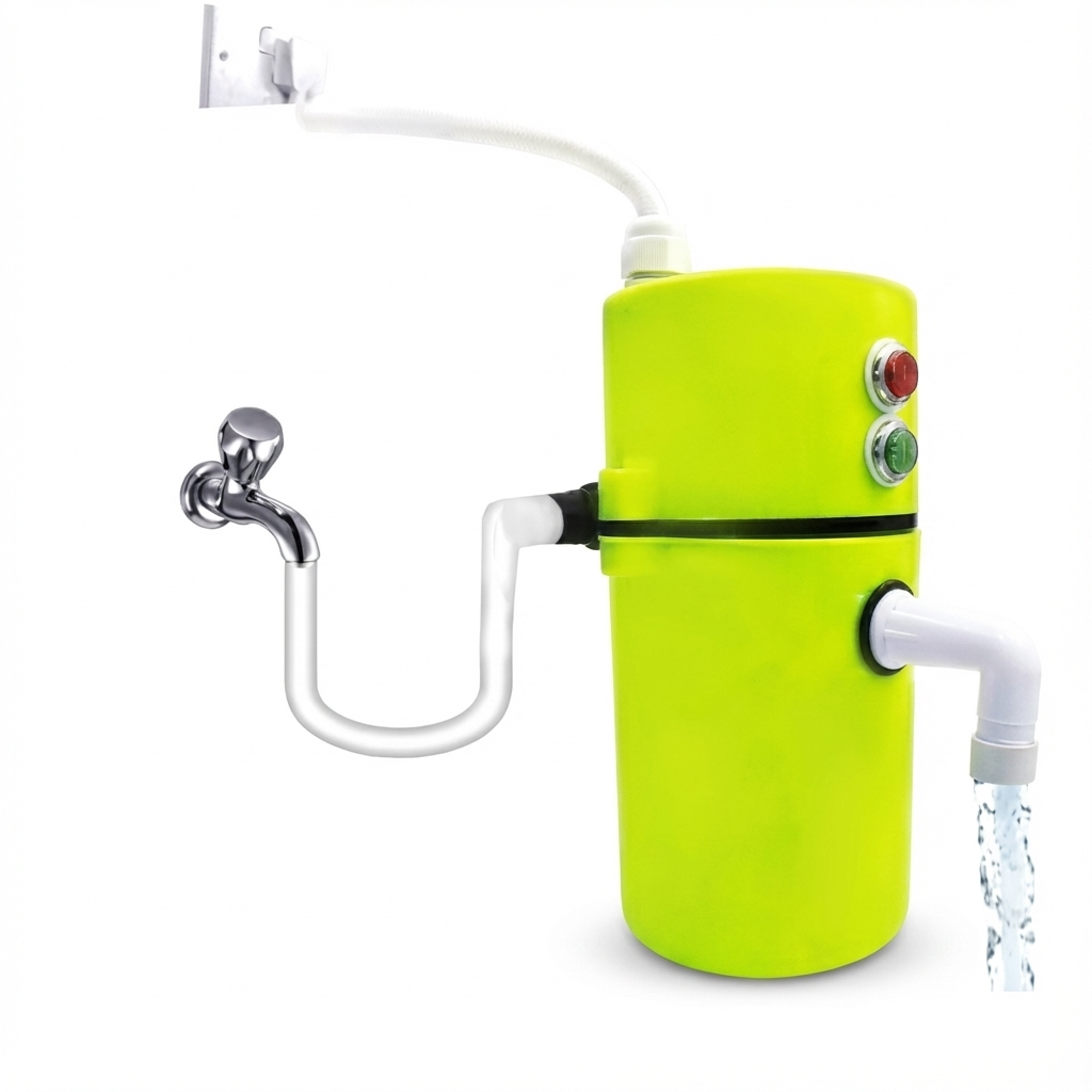 UNLIMITED WATER RUN Instant Electric Water Geyser, Portable Geyser